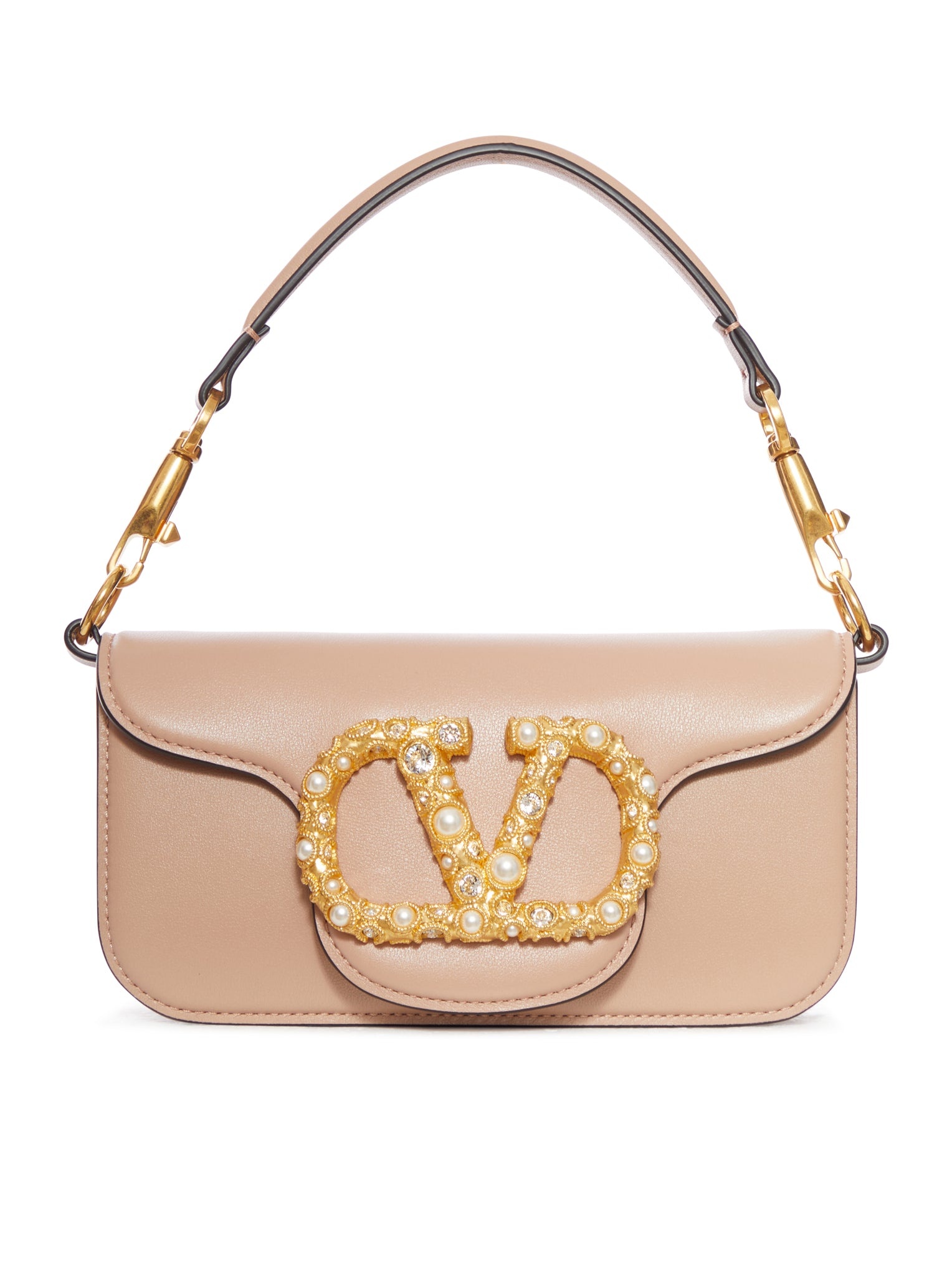 SMALL LOCO` CALFSKIN BAG WITH JEWEL LOGO - 1