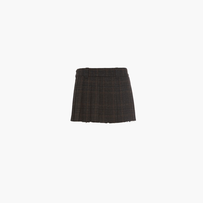Plaid miniskirt - 2