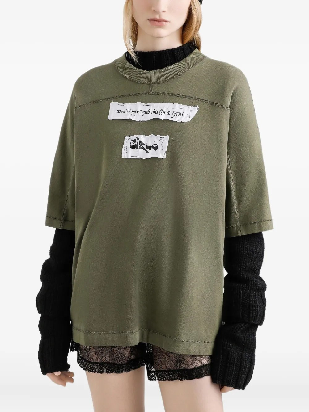 OVERSIZE PATCH TEE - 4