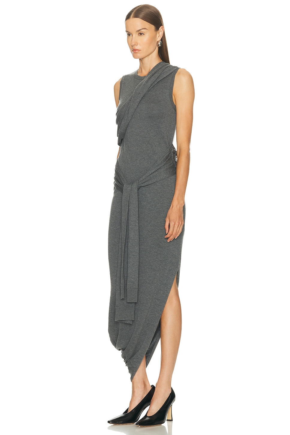 Tie Detail Sleeveless Dress - 3
