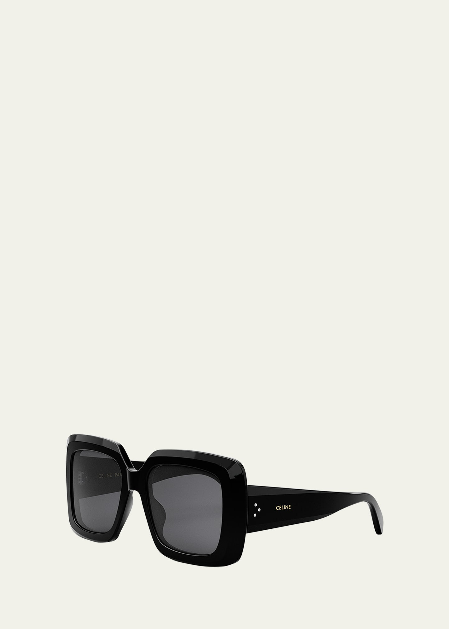 Bold Three-Dot Acetate Square Sunglasses - 2