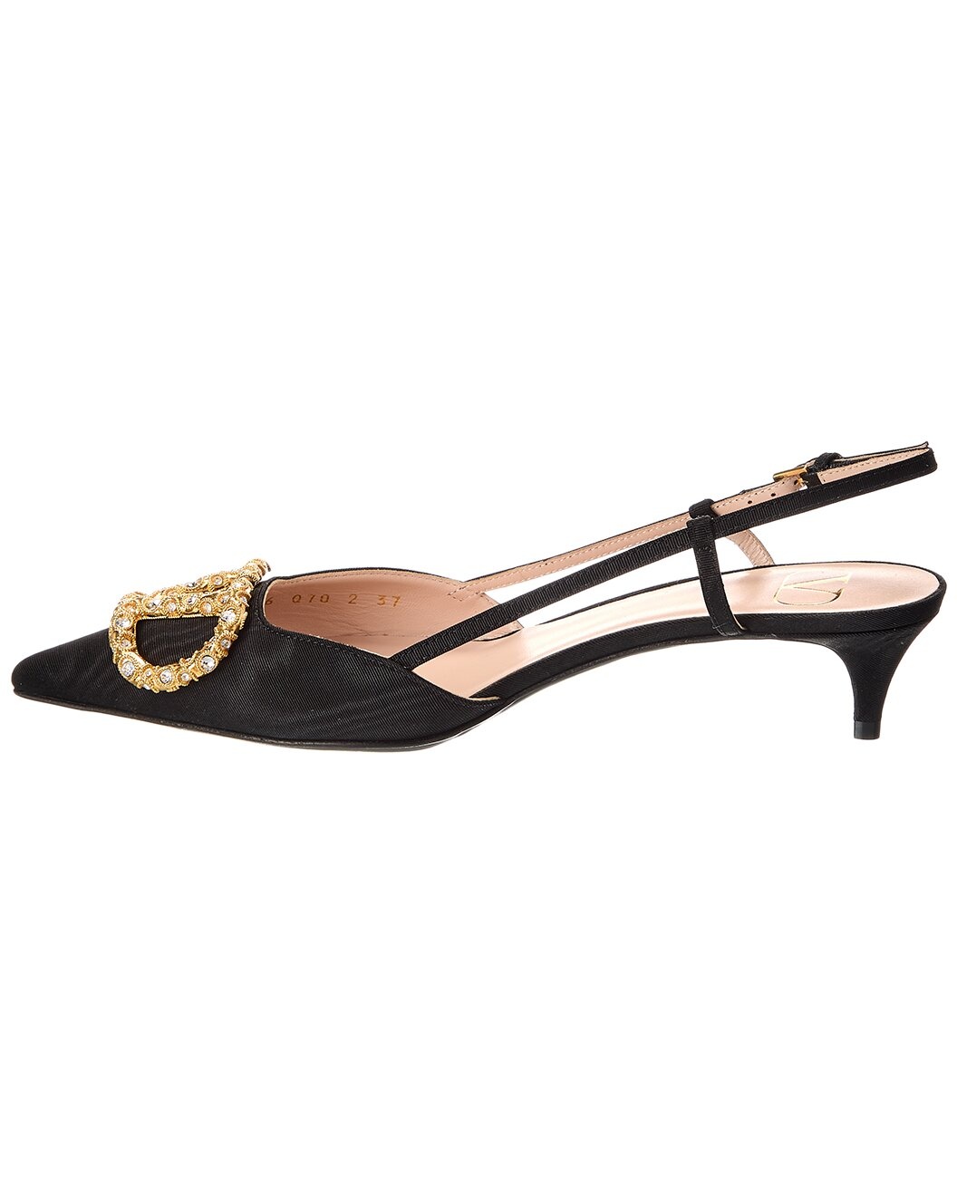 Valentino VLogo 40 Grosgrain Slingback Pump - 2