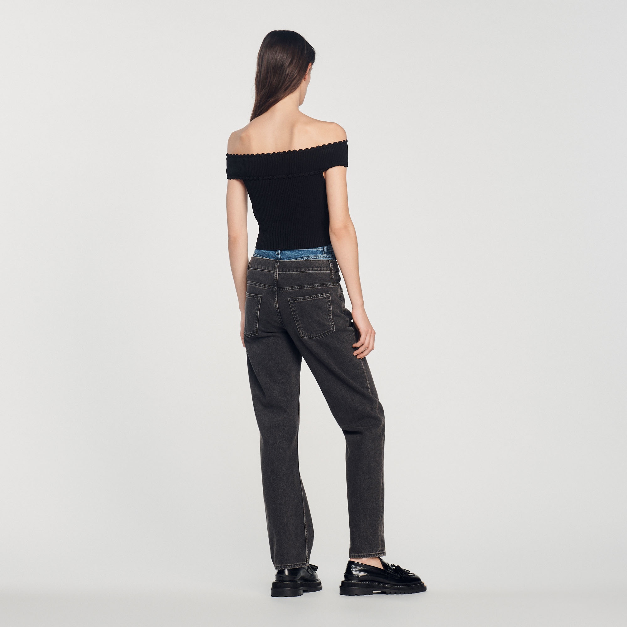 Cropped knit top - 6