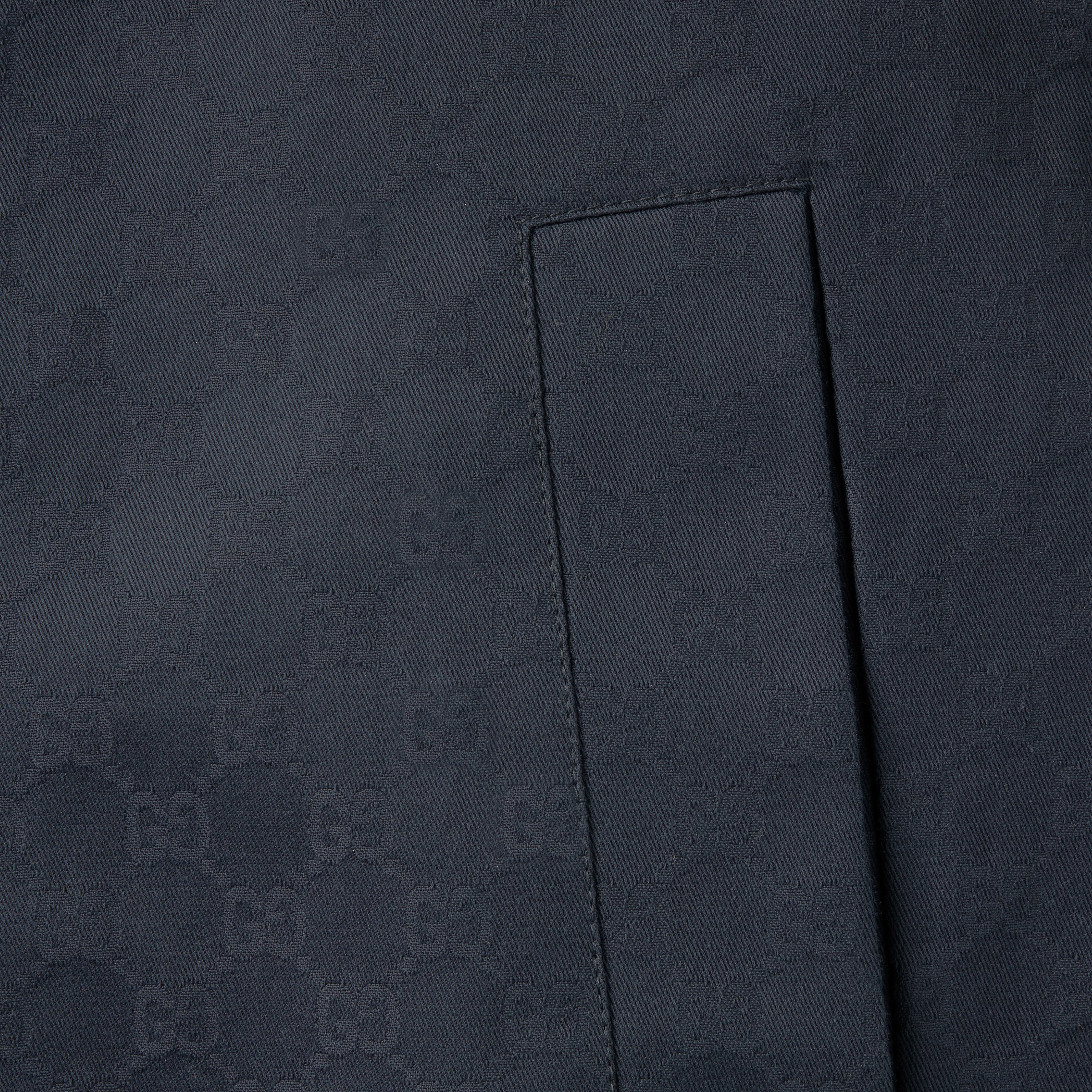 Reversible cotton gabardine zip jacket - 7