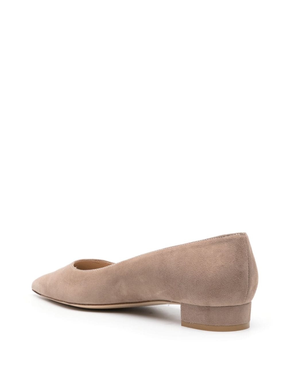 low-heel suede pumps - 3