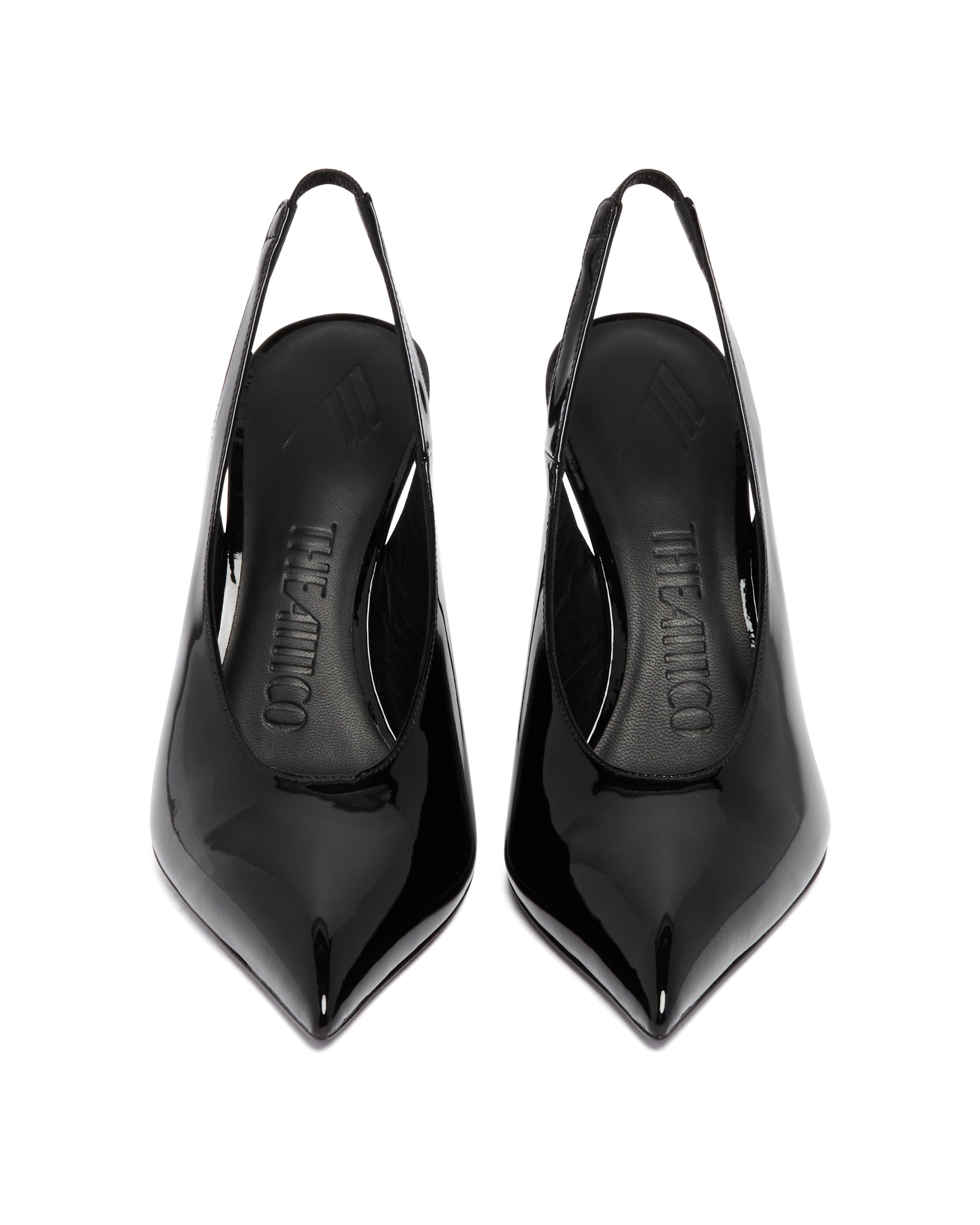 Black Viper Slingback Pumps - 4