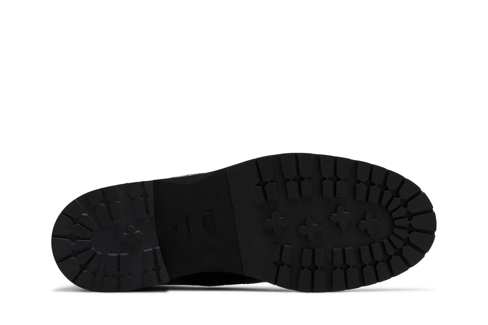Fendi Wmns FF Rockoko Biker Boot 'Black Checkerboard' - 4