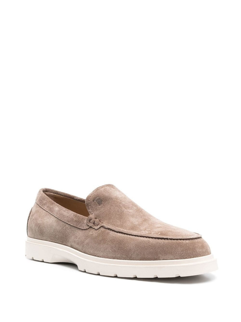 Tod's suede slip-on loafers outlook