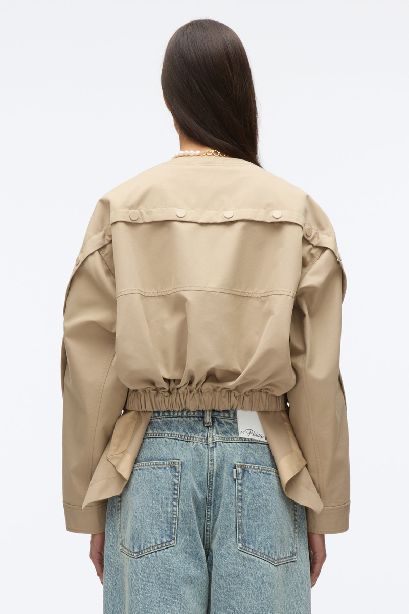 Cargo Jacket with Flounce Hem 5