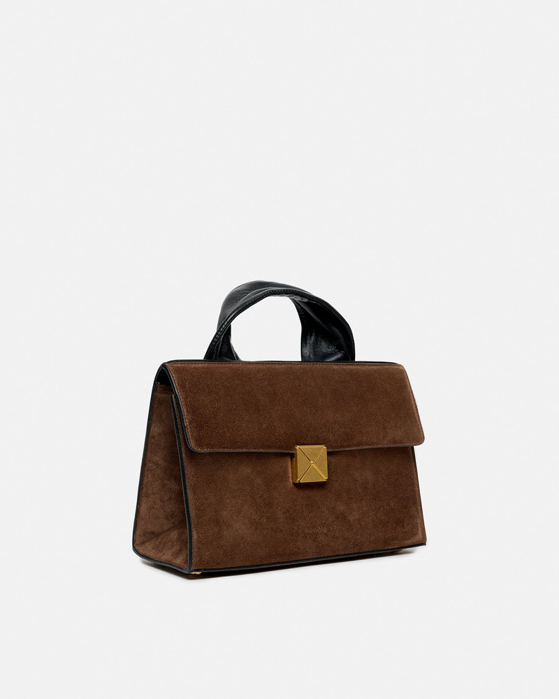 Nanushka Suede Top Handle Bag outlook