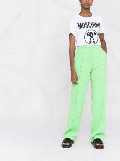 Moschino Double Question Mark cotton T-shirt outlook