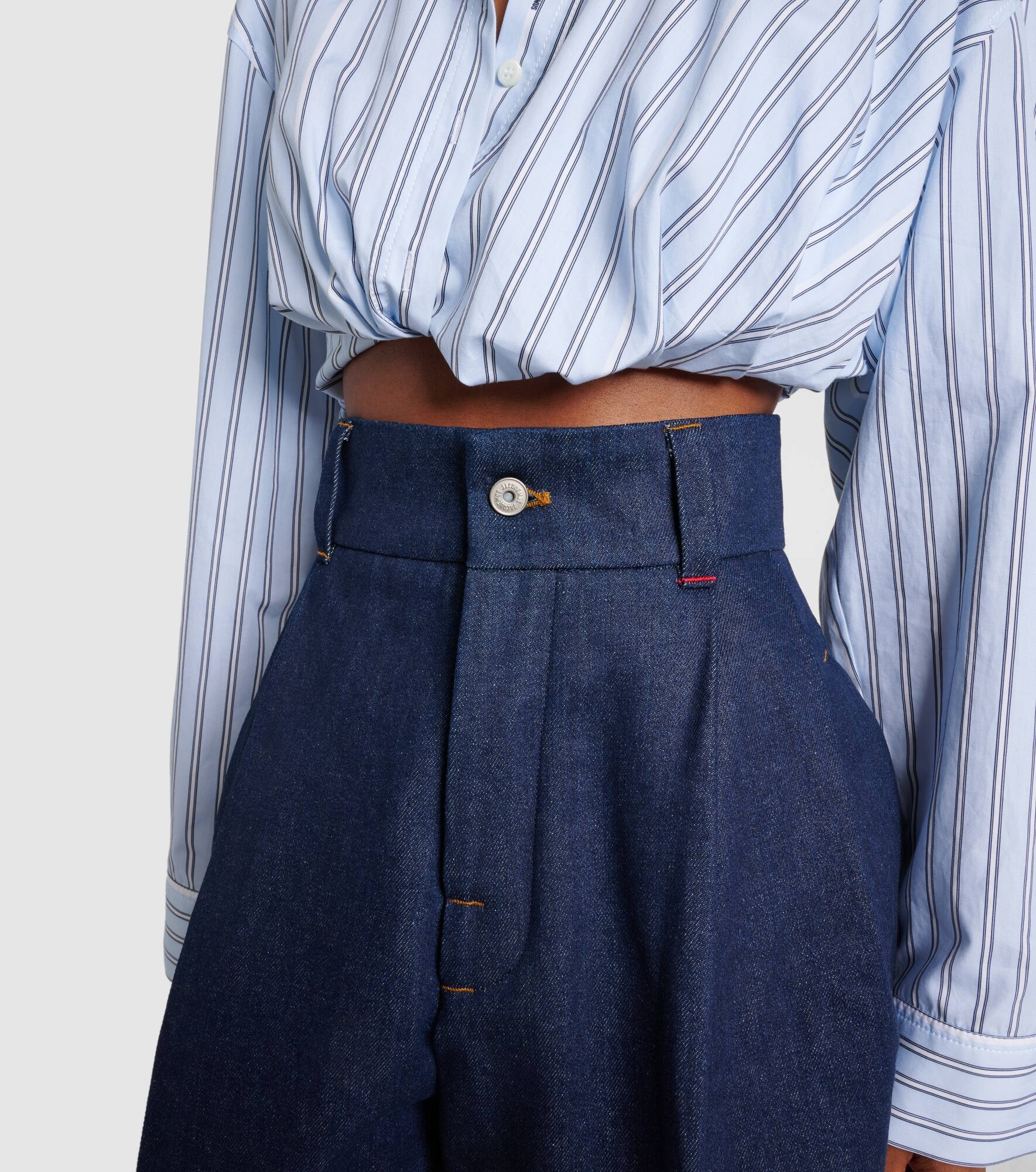 Le De-Nîmes Curzio tapered wide-leg jeans - 4