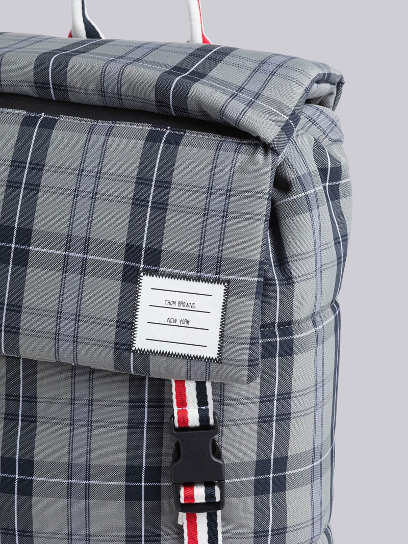 Thom Browne Tartan Nylon Canvas Puffer Backpack outlook