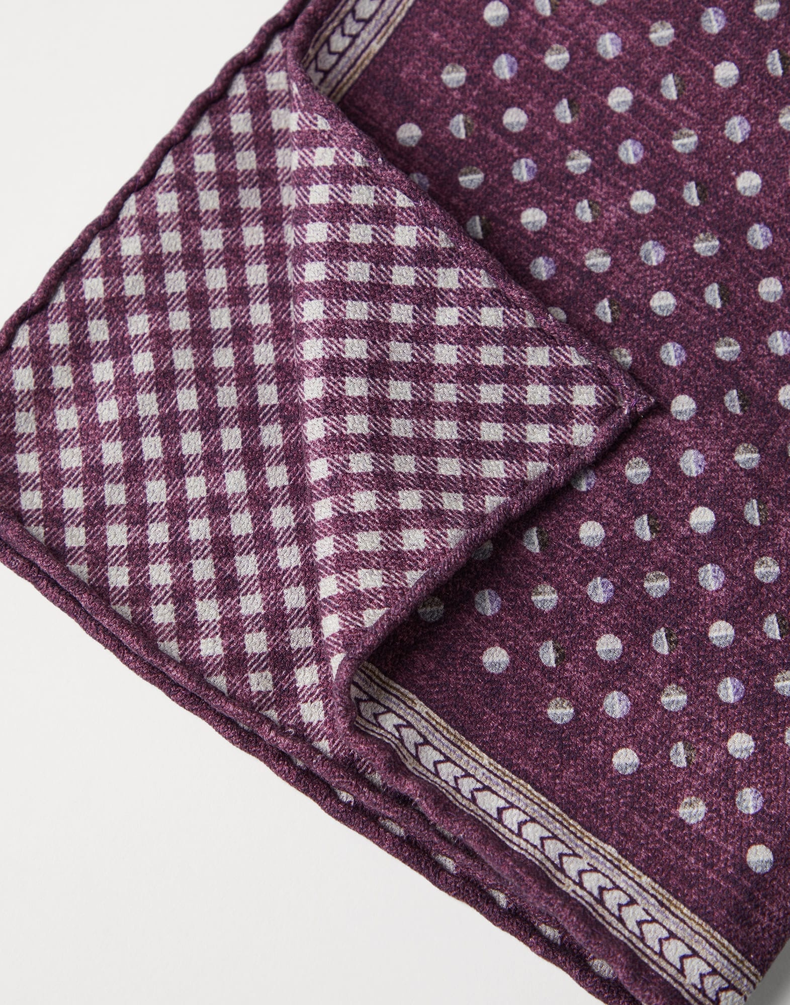 Double face silk pocket square - 2