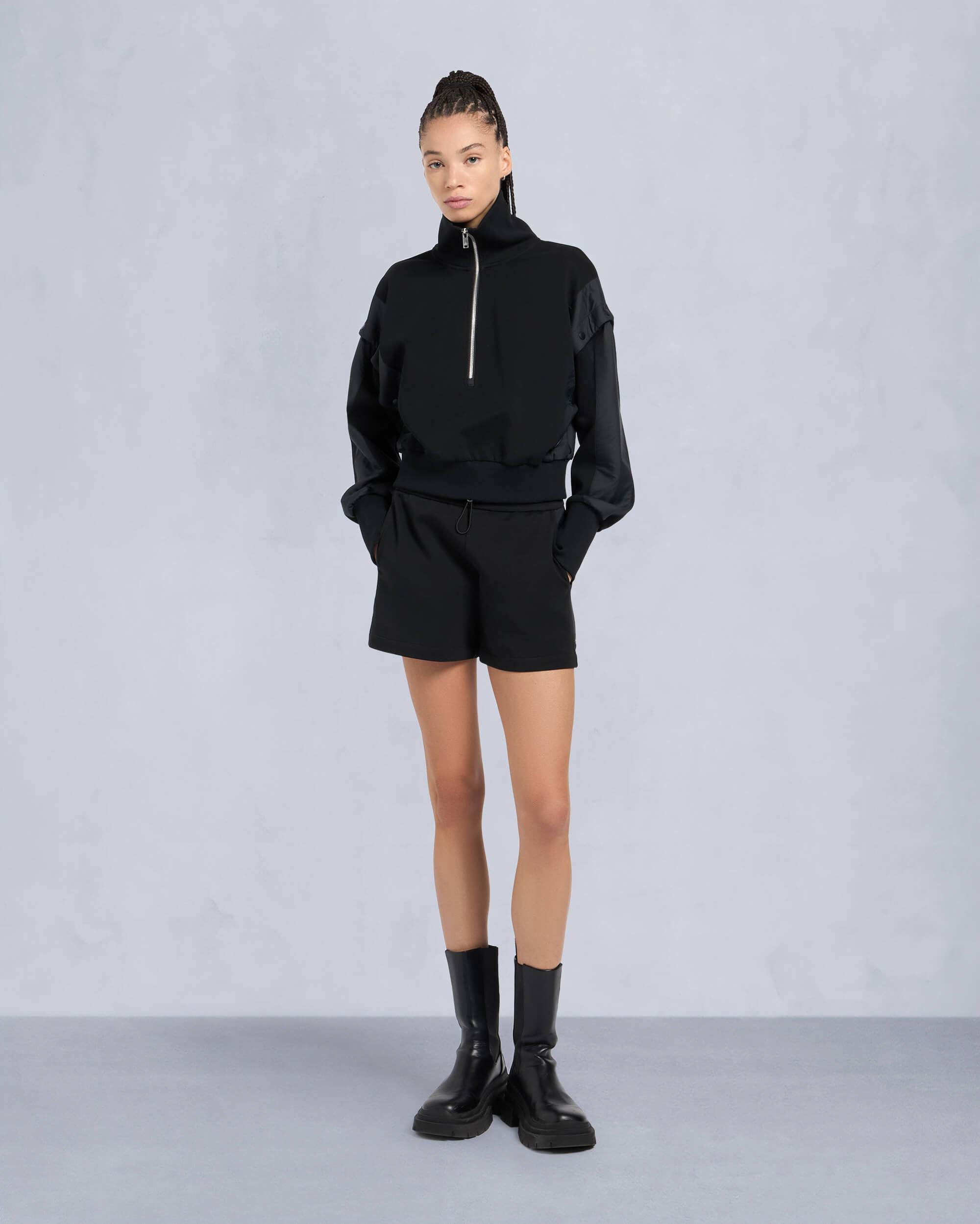 MIXMEDIA QUARTER-ZIP SWEATER - 2