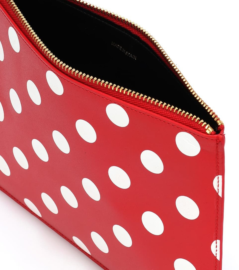 Dots Large leather pouch 3