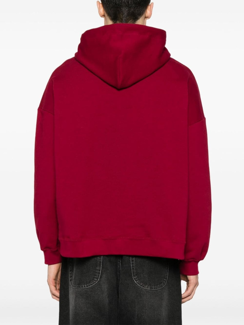 logo-embroidered hoodie 5