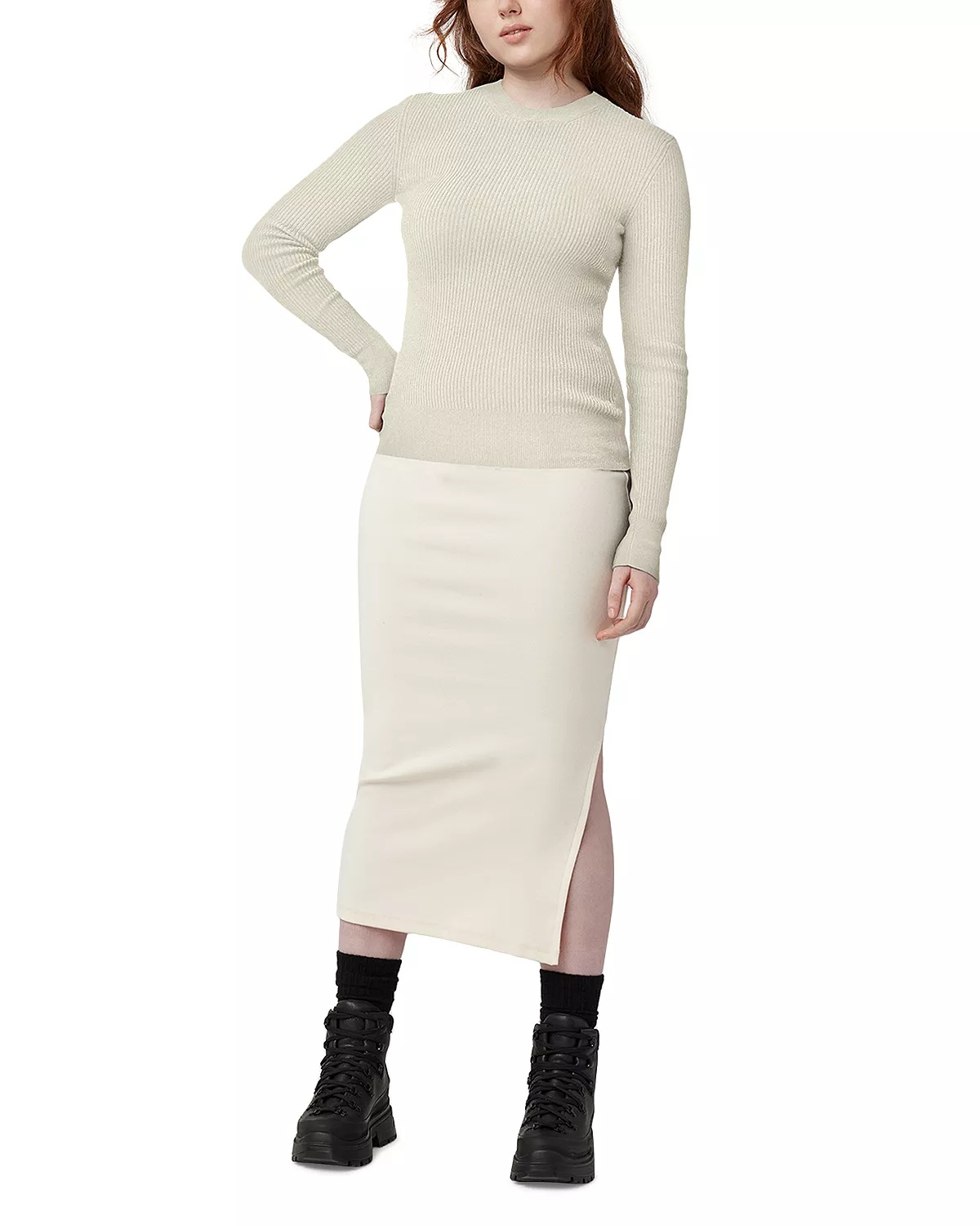 Georgian Slim Crewneck Wool Sweatshirt - 2