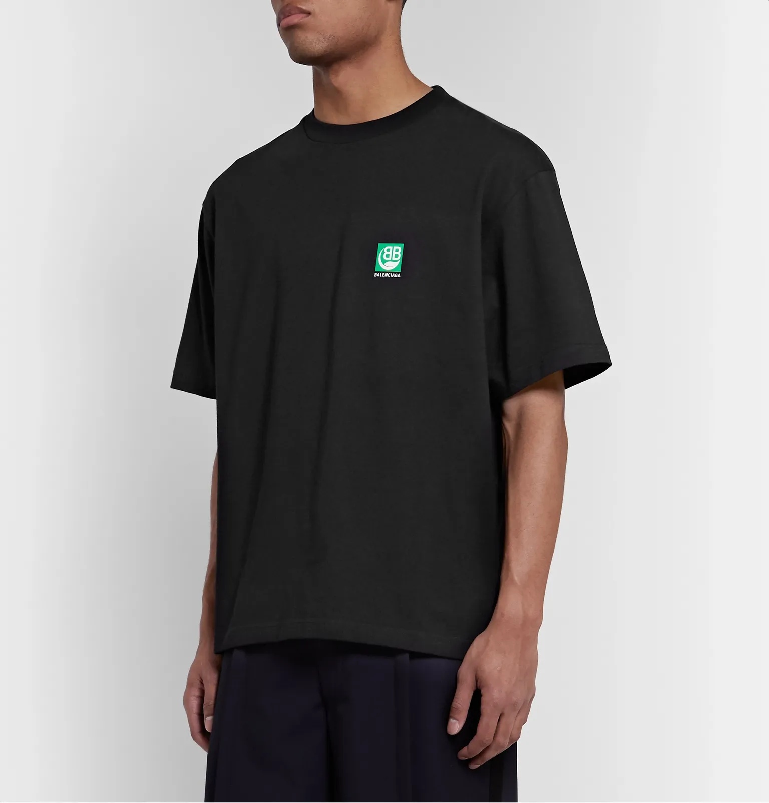 Oversized Logo-Print Cotton-Jersey T-Shirt - 10