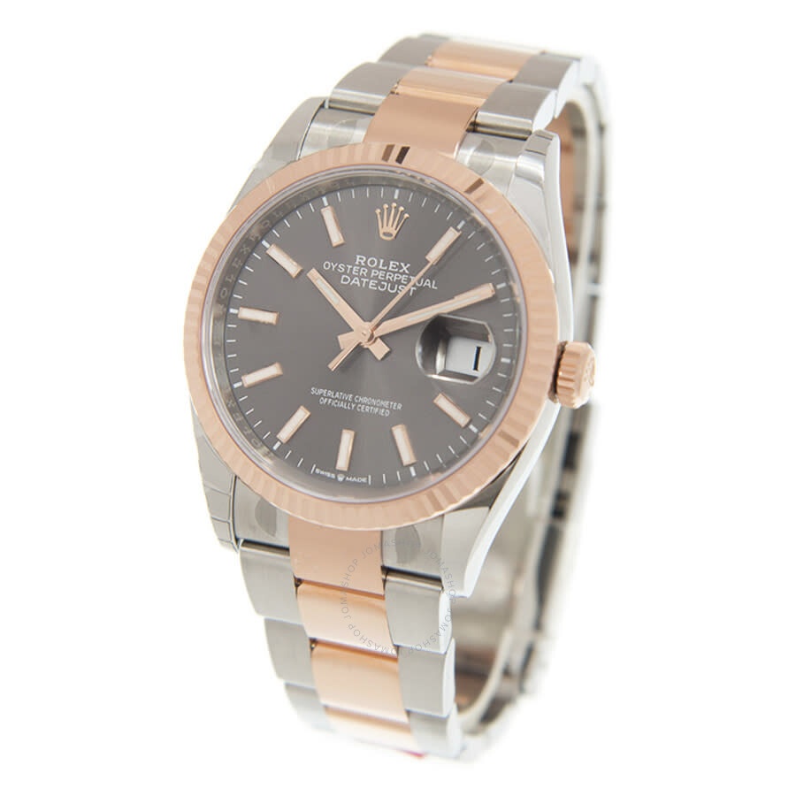 Rolex Datejust 36 Automatic Grey Dial Ladies Watch 126231RSO - 4