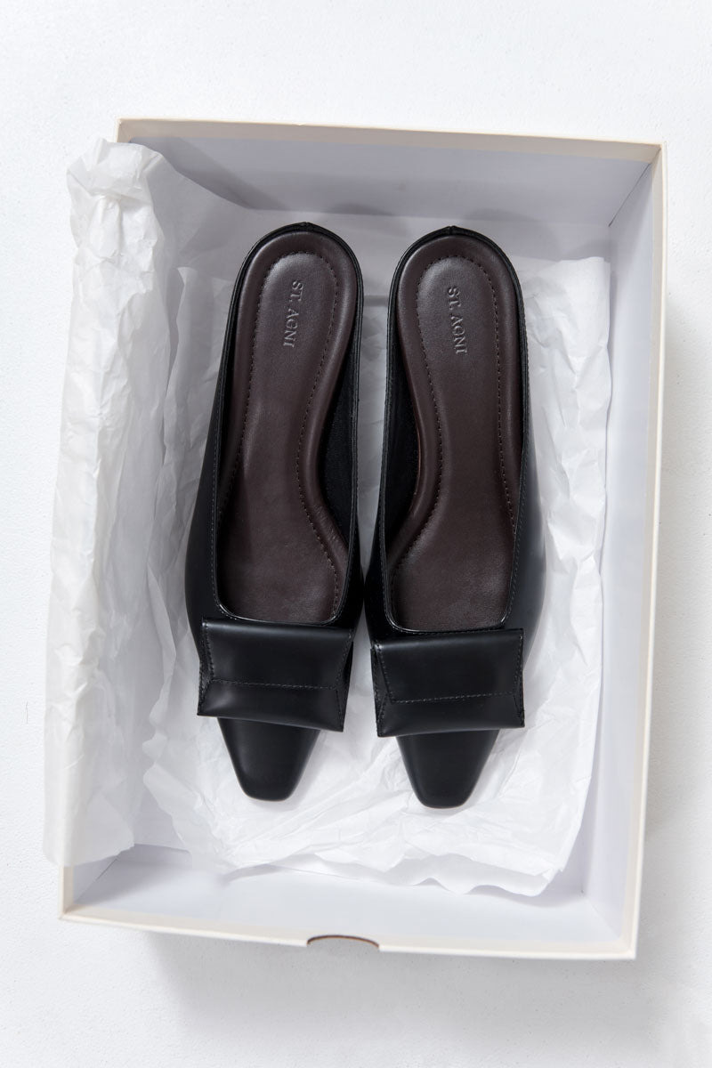 Petit Pouch Heel - Black - 6