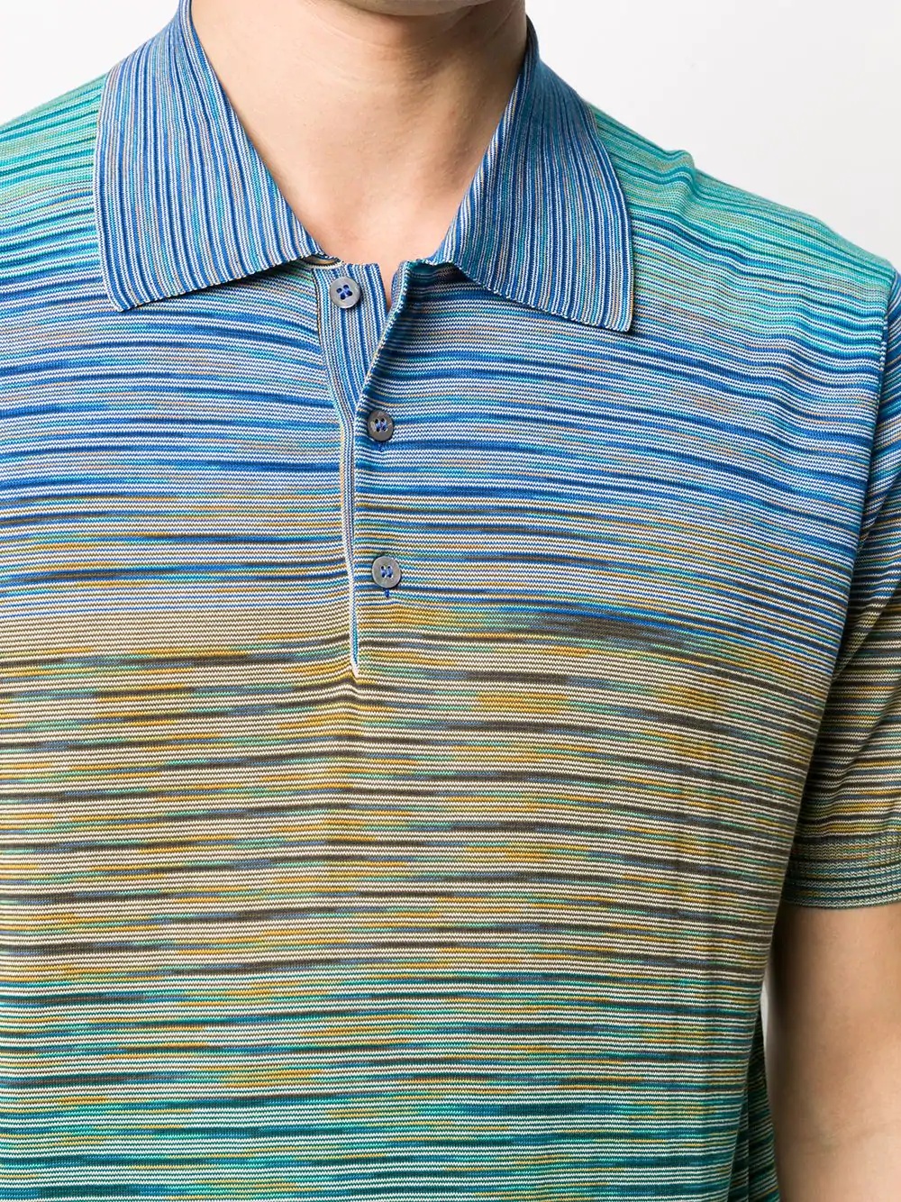 striped polo shirt - 5