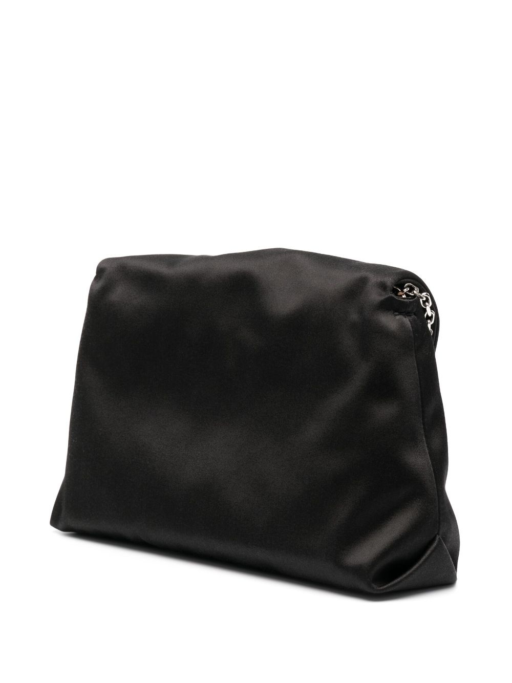 mini DrapÃ© ruched buckle-detail clutch bag - 4
