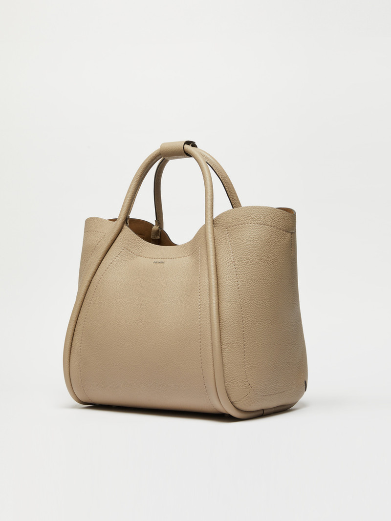 Max Mara DRUMMEDMARINEM Medium leather Marine bag outlook