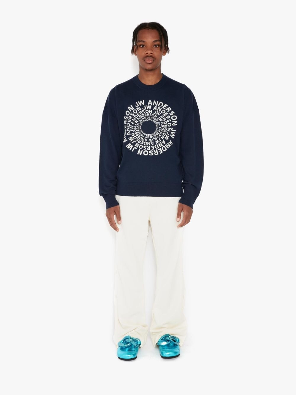 SWIRL LOGO CREWNECK JUMPER - 2