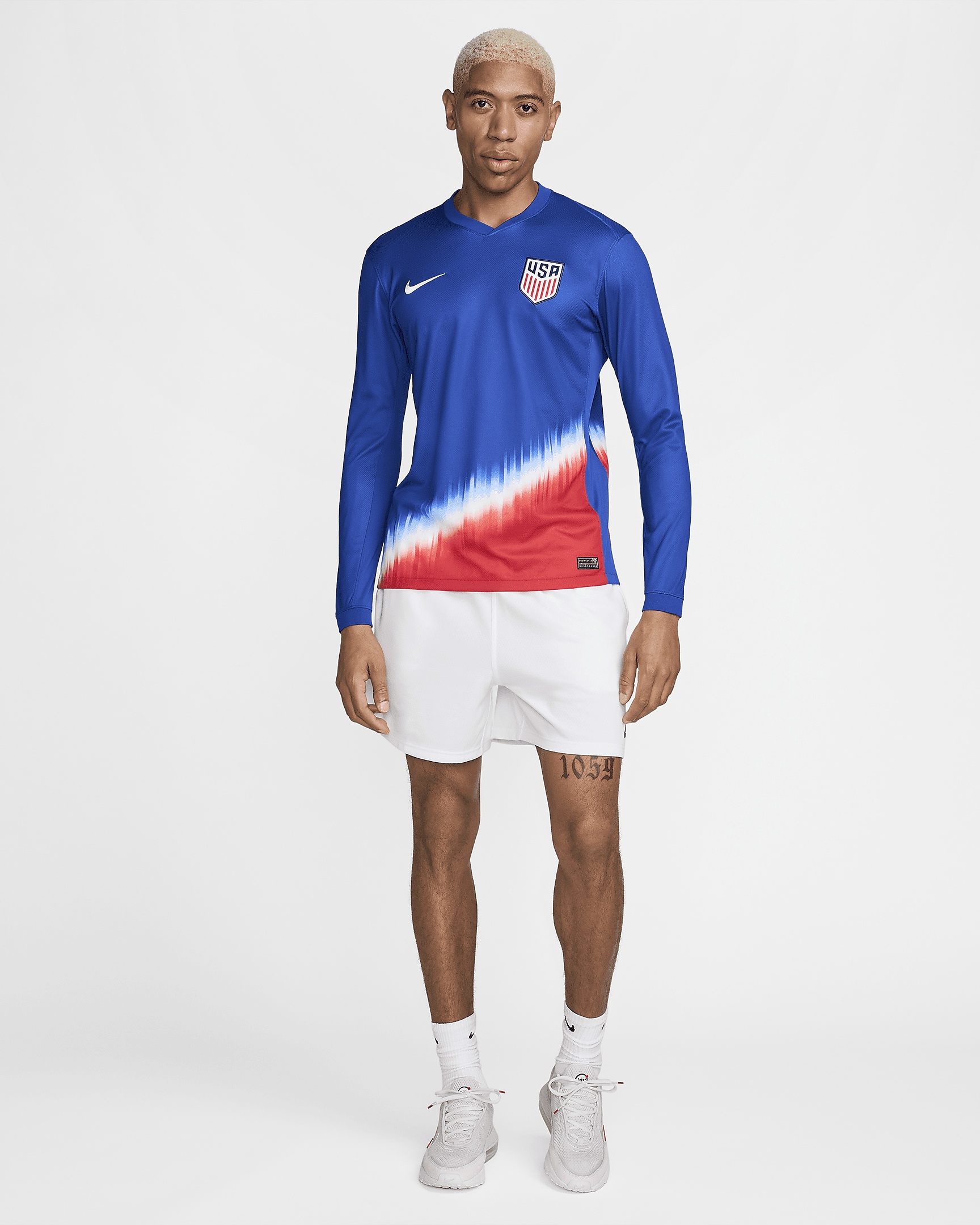 USMNT 2024 Stadium Away Nike Men's Dri-FIT Soccer Long-Sleeve Replica Jersey - 7