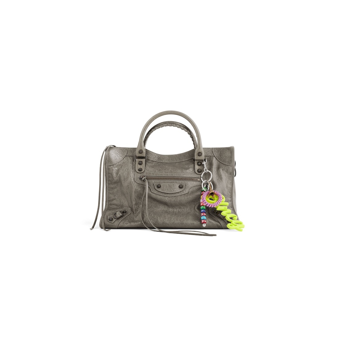 【 BALENCIAGA 】 チャーム/キーリング Blncg Charm/keychain BALENCIAGA Women's Charm/keychain Blncg in Multicolored