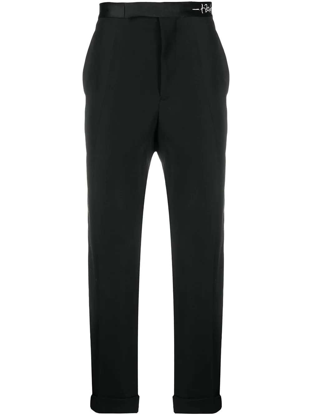 cropped tuxedo trousers - 1