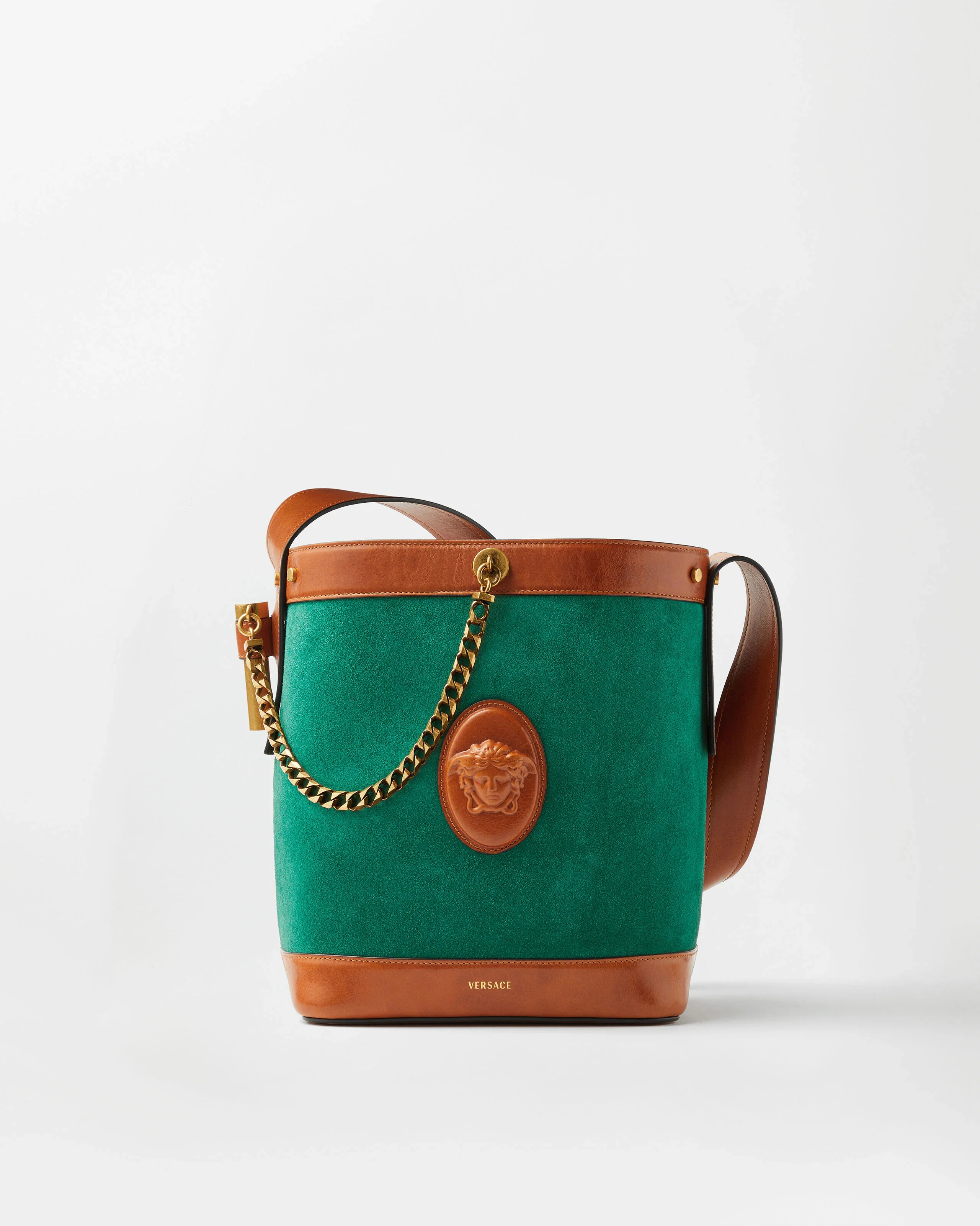 Pivot Small Suede Bucket Bag - 1