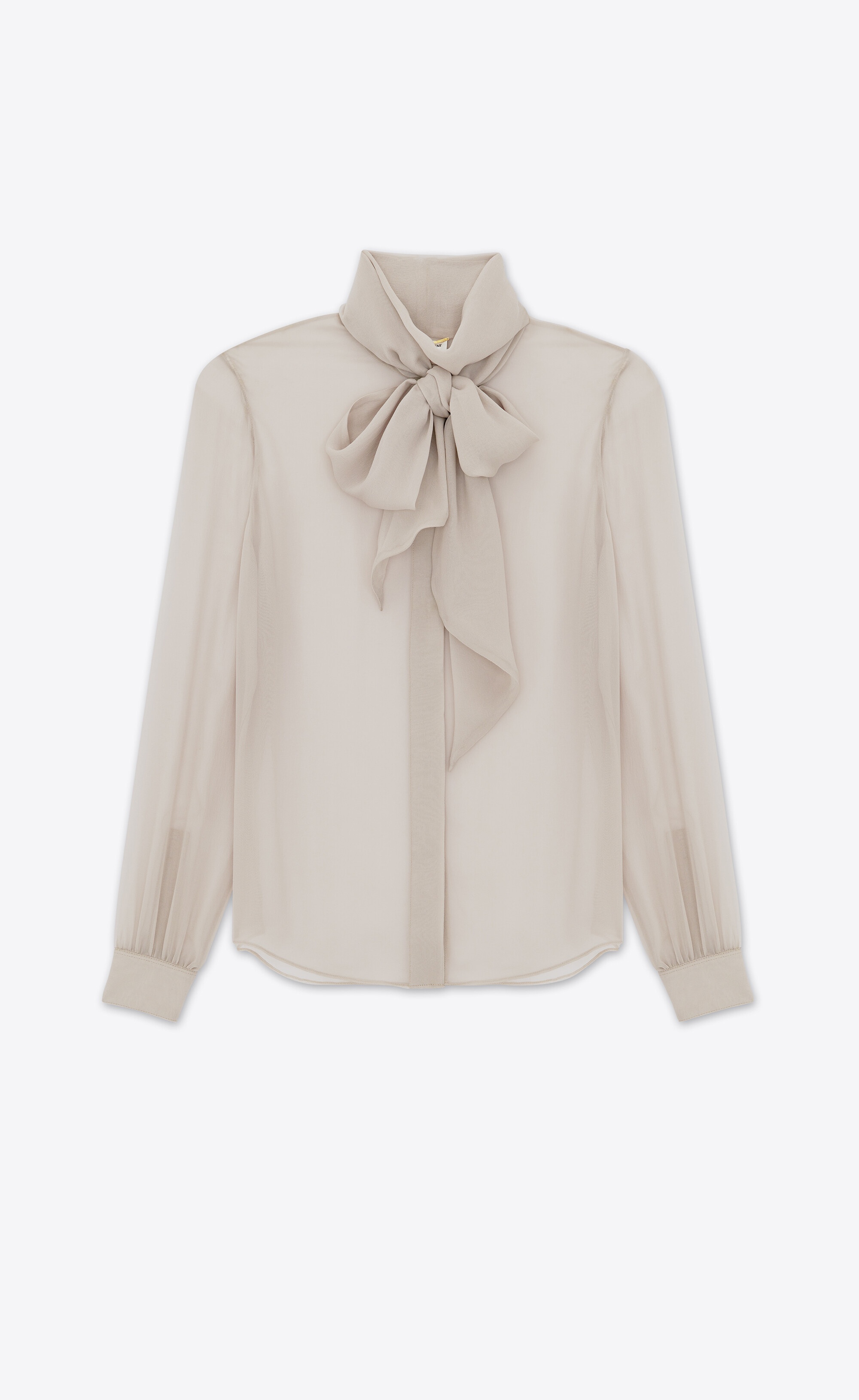 blouse in silk muslin crepe - 1