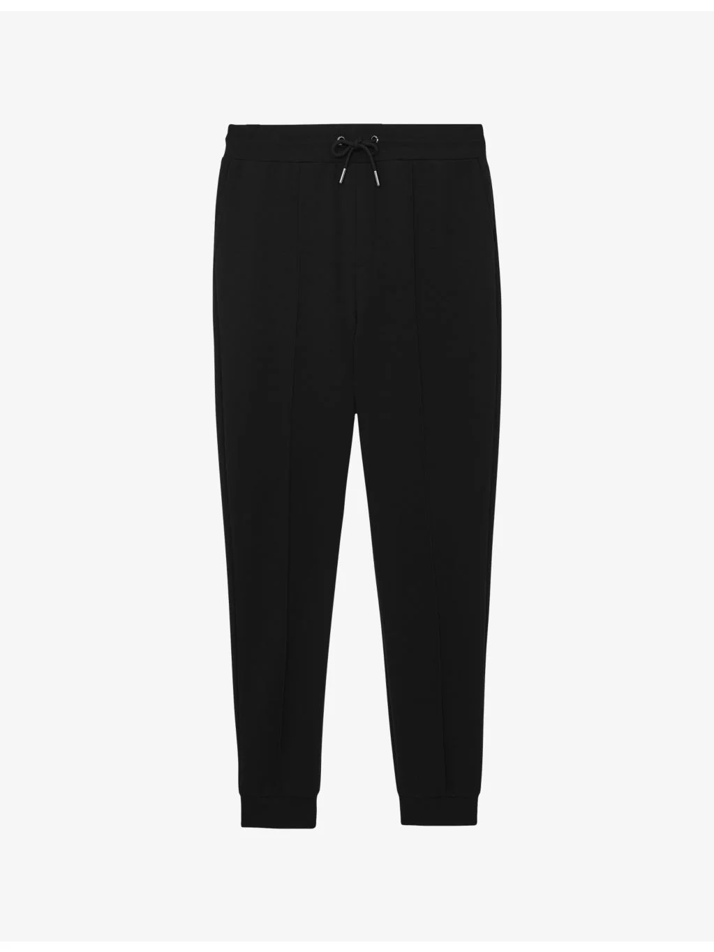 Premier Drawstring-Waist Stretch-Jersey Jogging Bottoms - 1