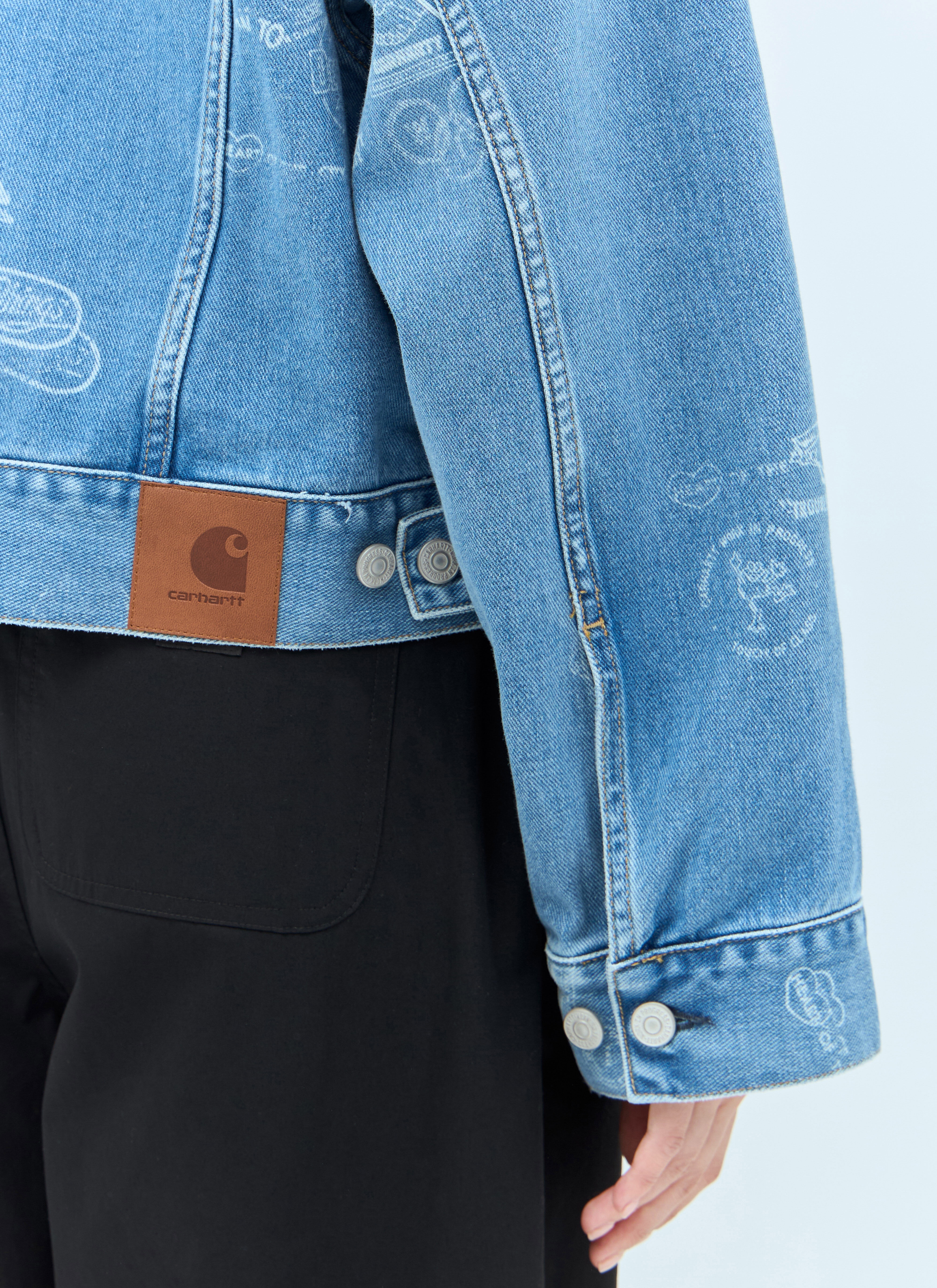 Stamp Denim Jacket - 4