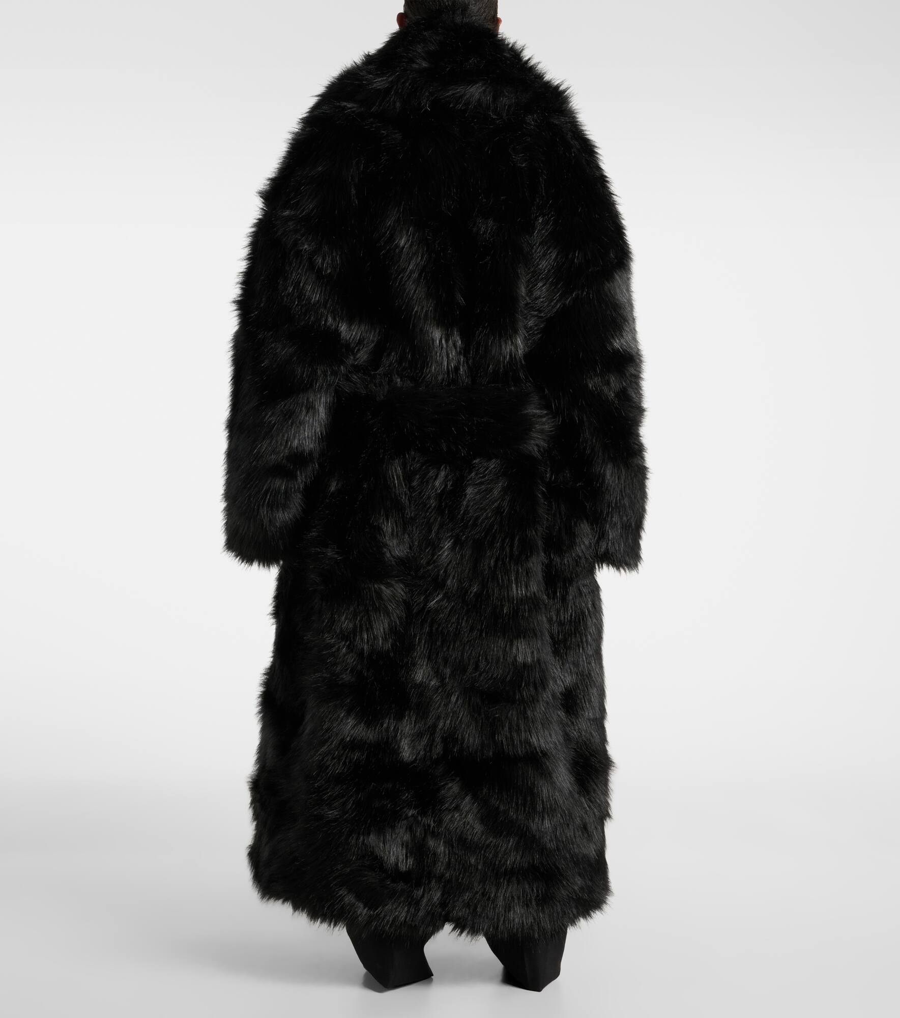 Vast faux fur coat - 3