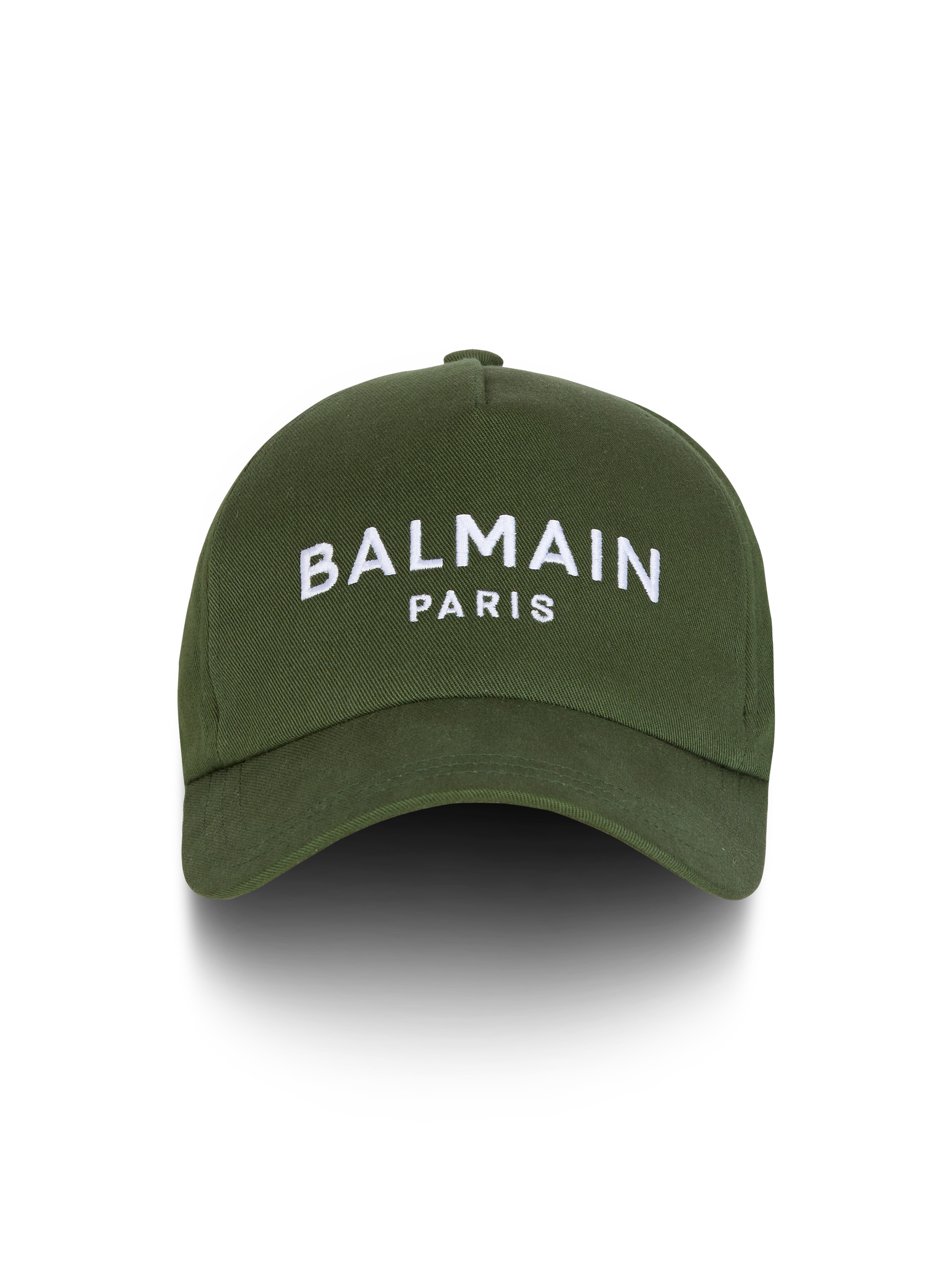 Cotton cap with Balmain Paris embroidery - 1