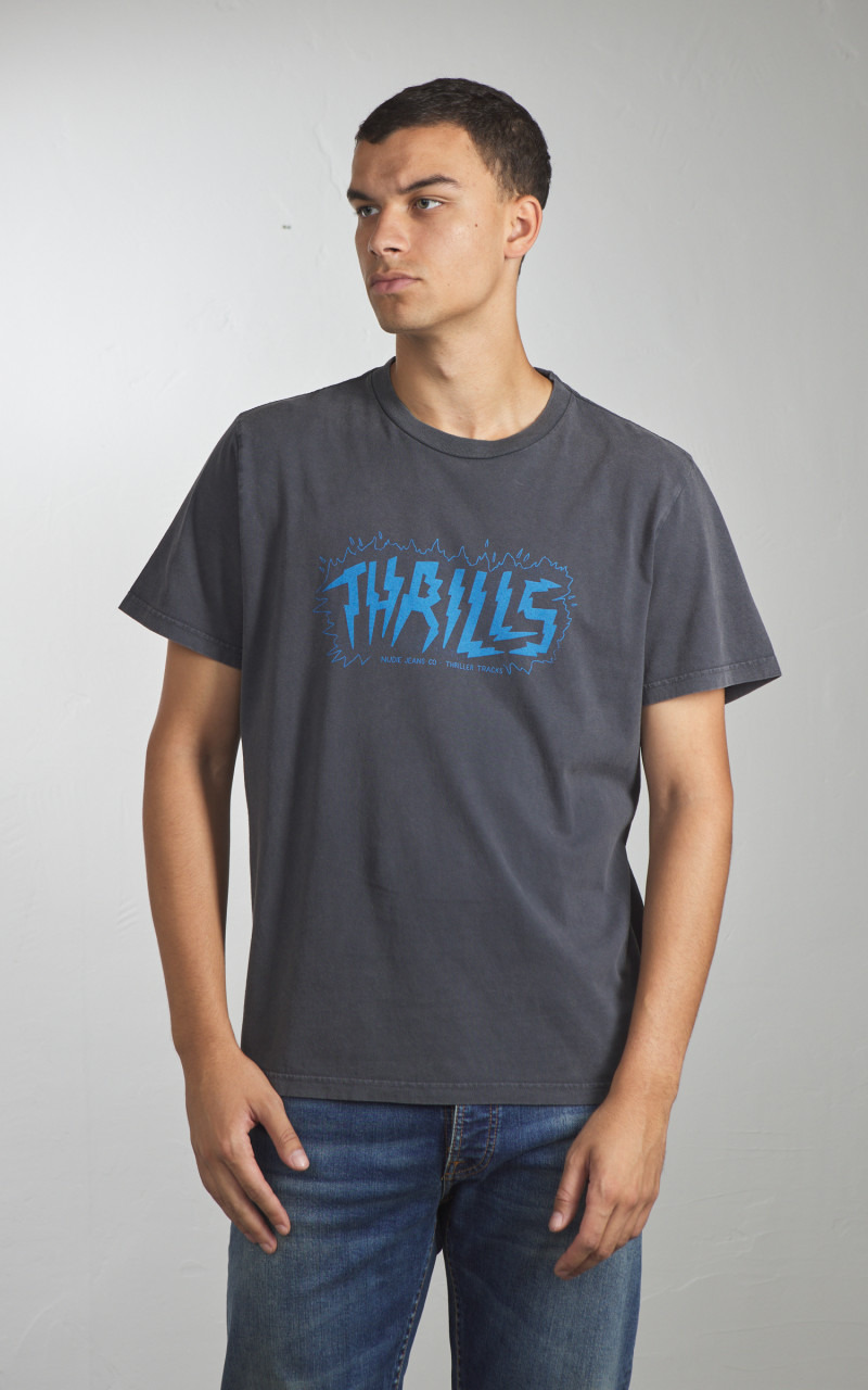 ROY THRILLER TRACKS T-SHIRT ANTRACITE - 5
