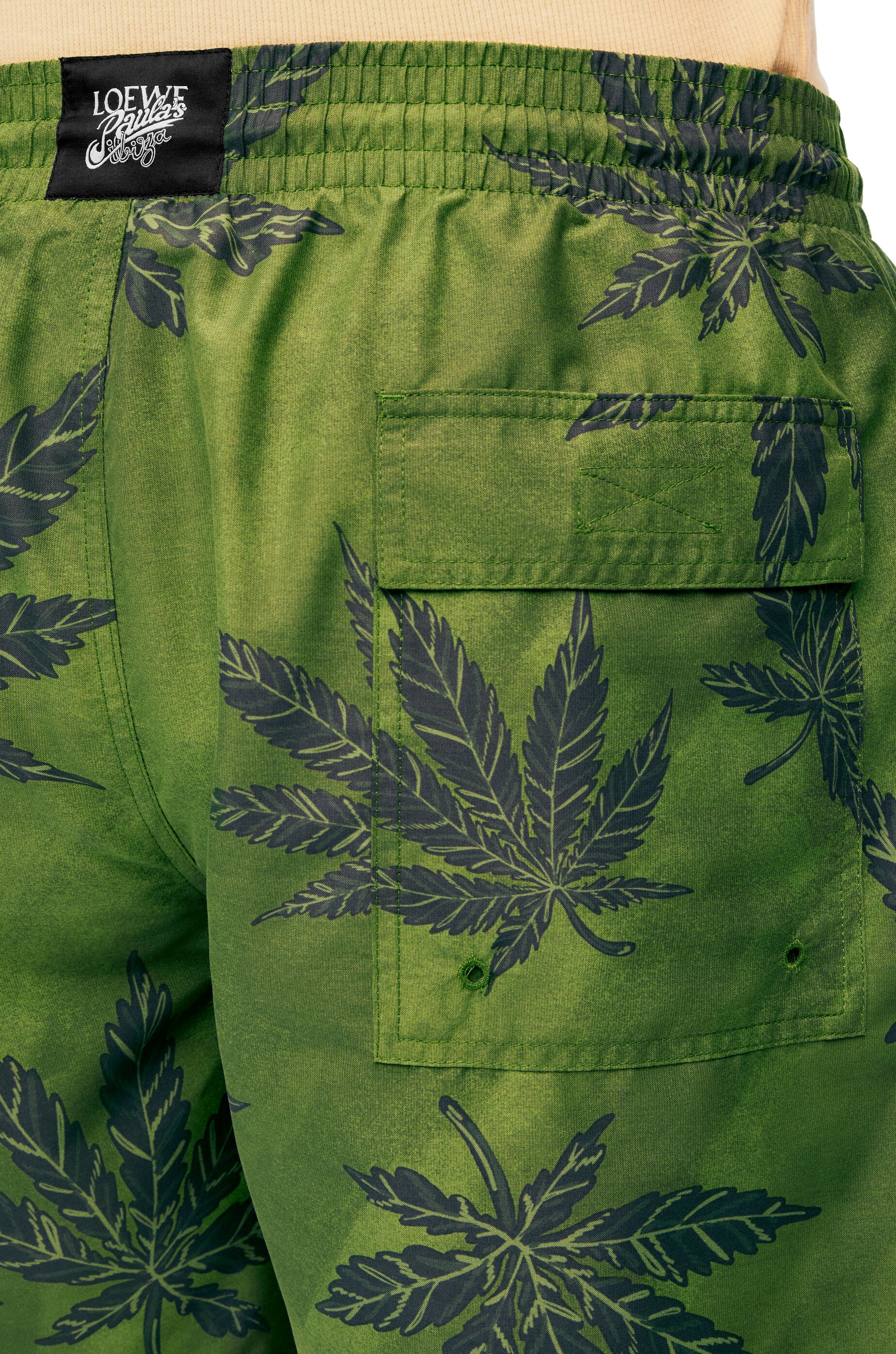 Leaf swim shorts in polyamide - 5