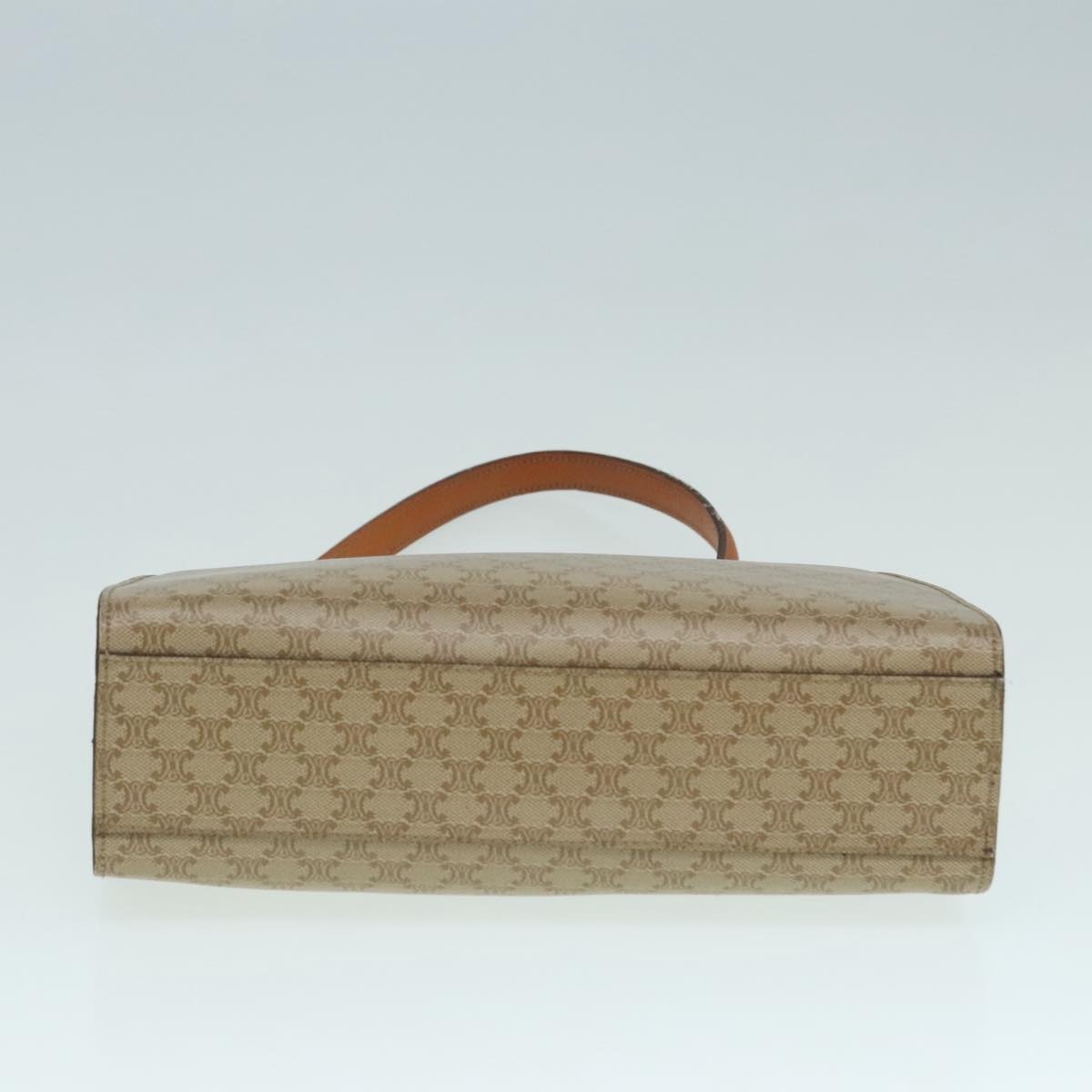 CELINE Macadam Canvas Hand Bag Beige Gold - 9