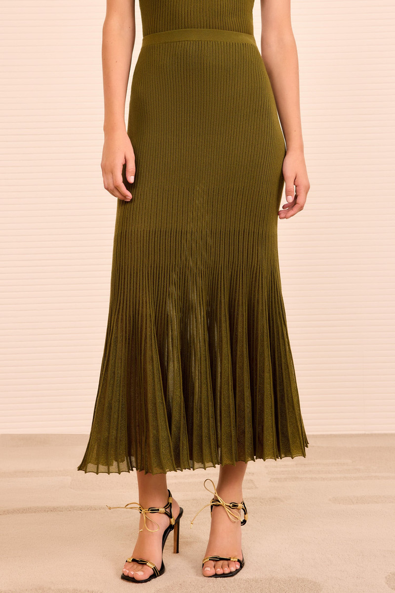 ULLA JOHNSON Vera Midi Skirt outlook