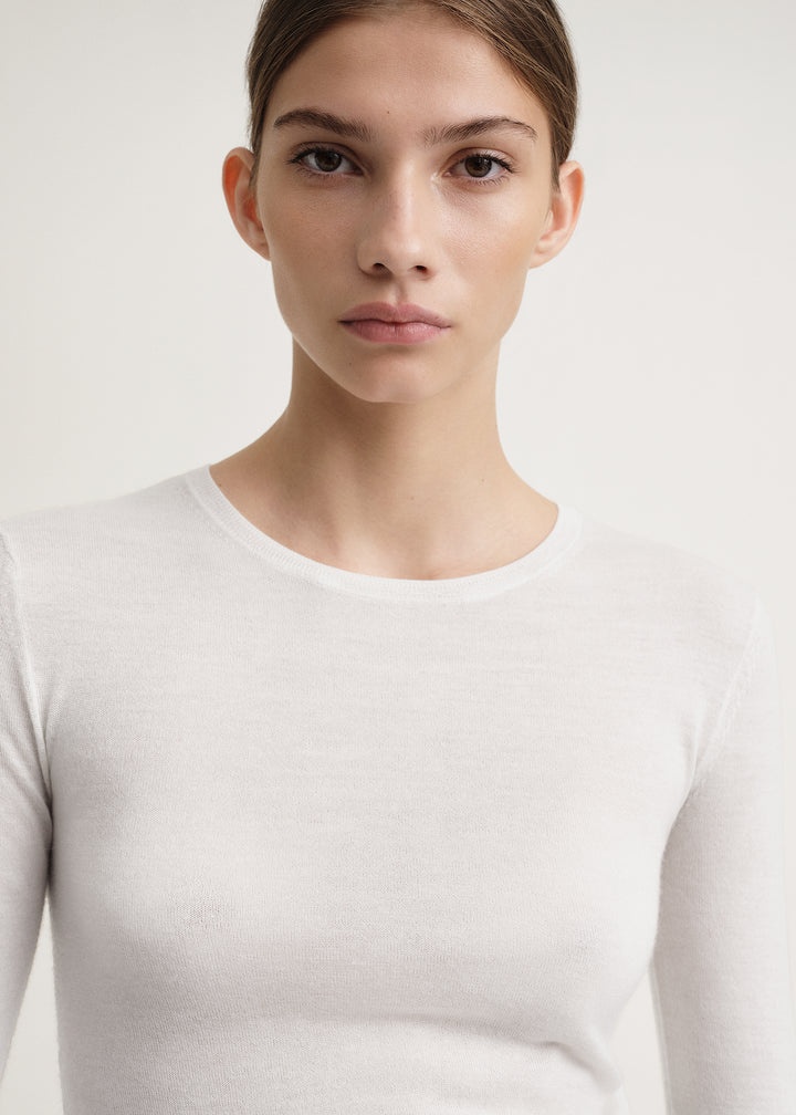 Thin cashmere top bone - 6