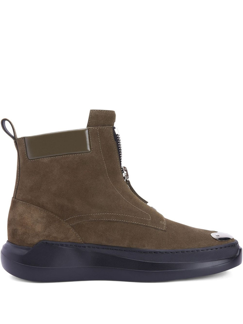 Denoel zipped ankle boots 1