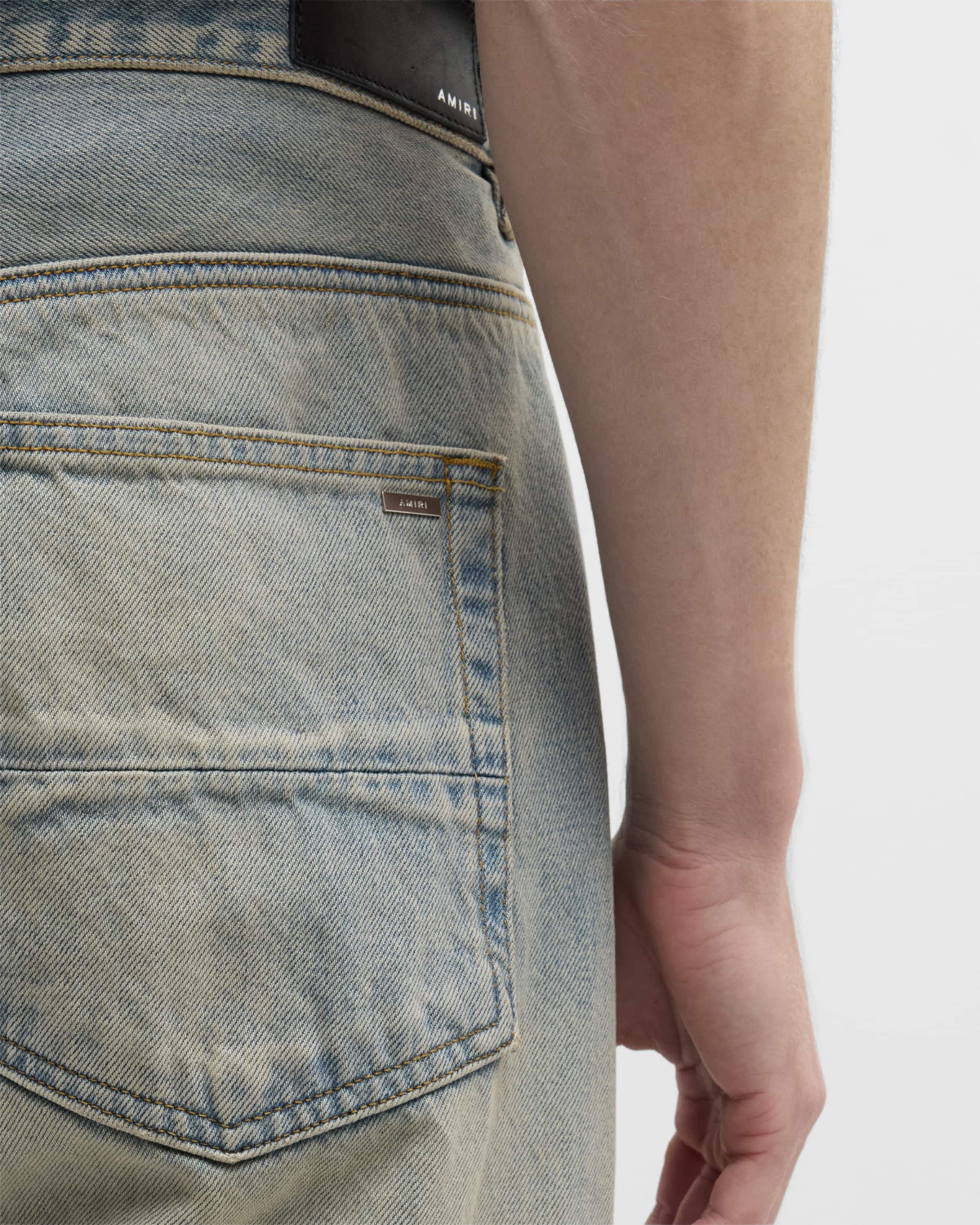 Men's Faded Straight-Leg Jeans - 6
