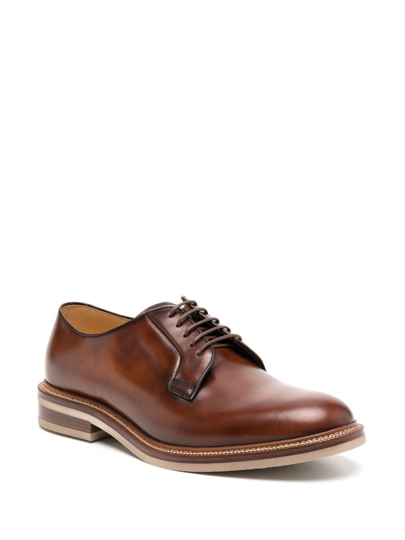 Brunello Cucinelli CALFSKIN DERBY SHOES outlook