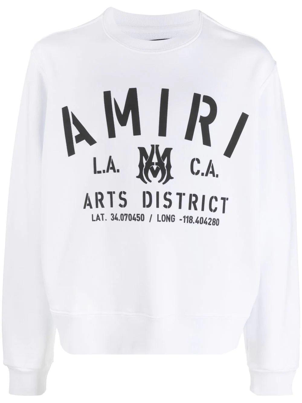 logo-print crew-neck sweatshirt - 1