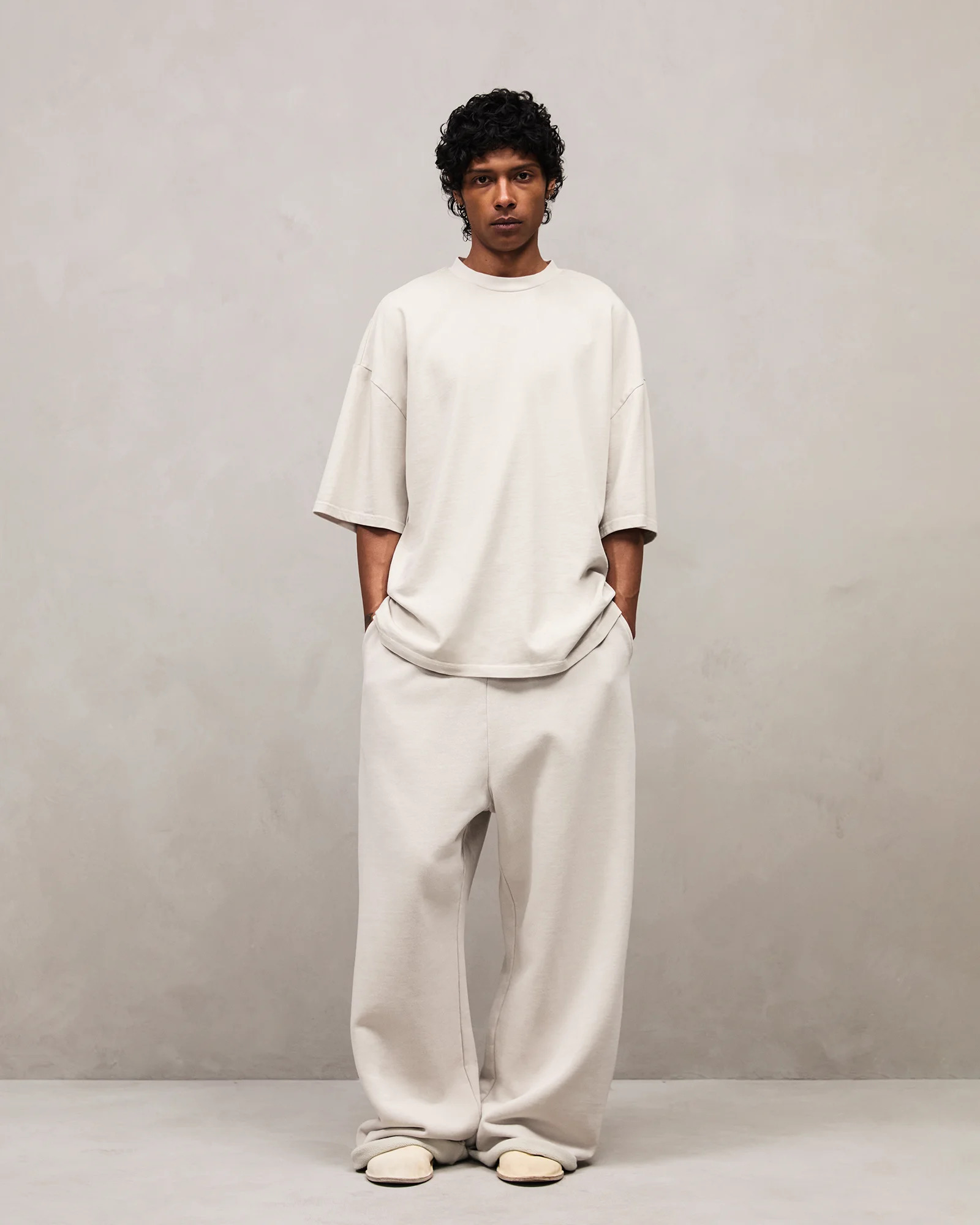 HEAVY BOXY TEE OFF WHITE - 2