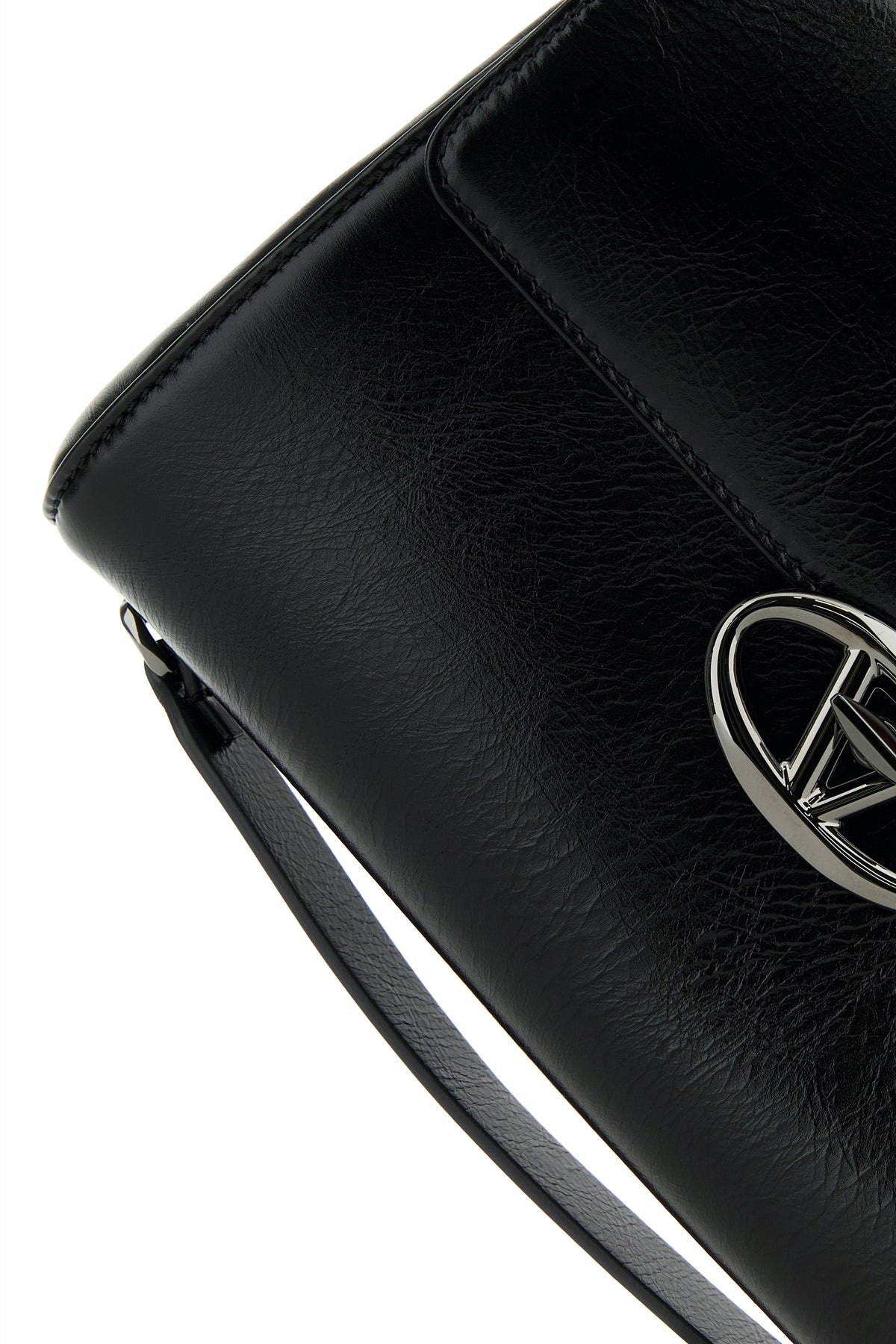 Black leather VLogo shoulder - 4