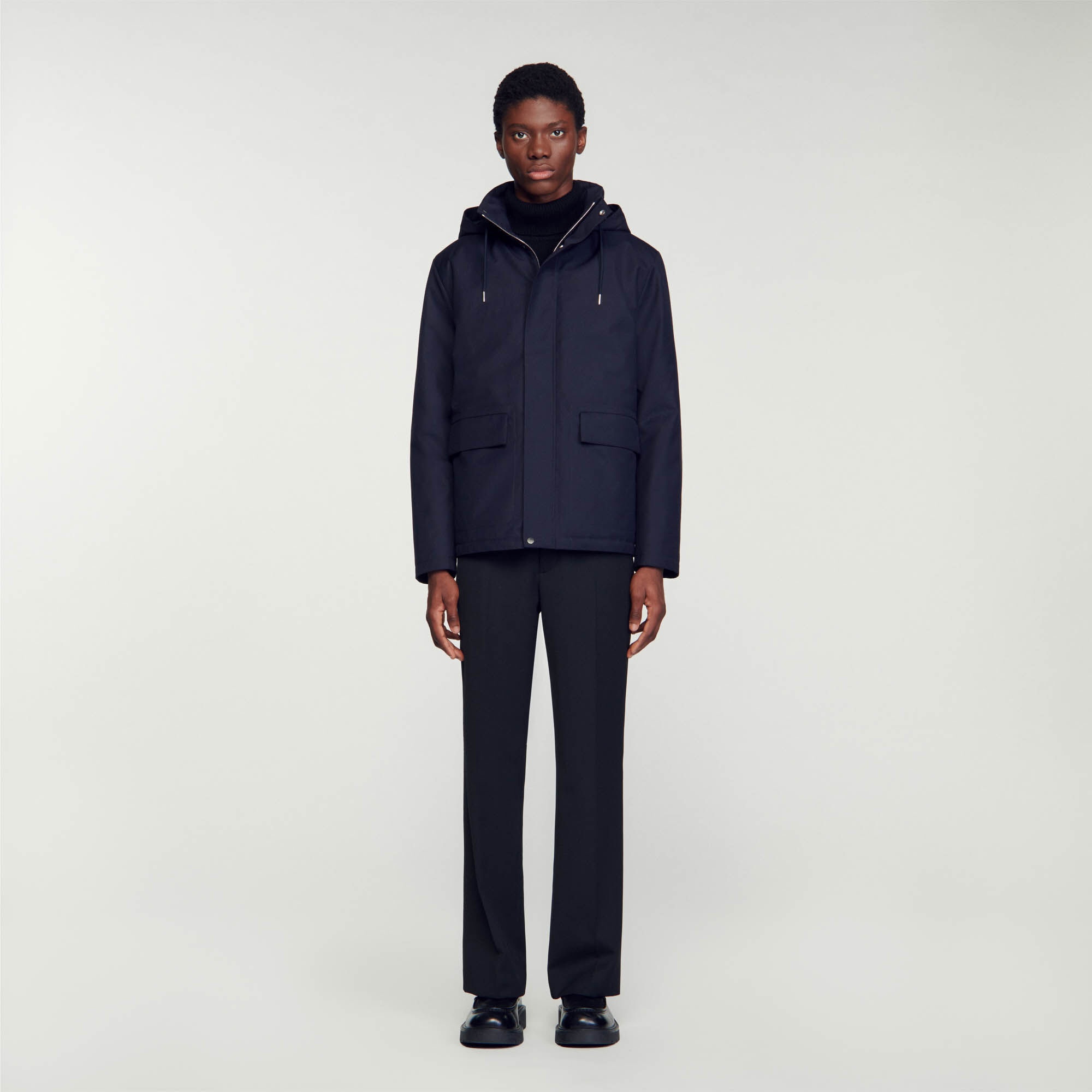 TECHNICAL HOODED COAT - 3